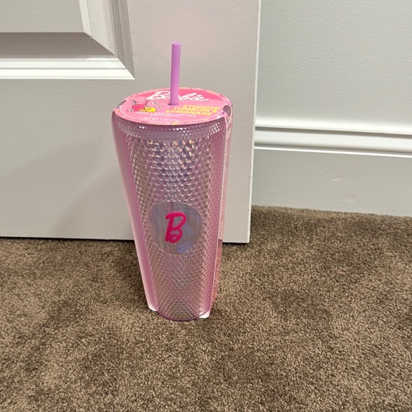 Barbie Other - Barbie studded tumbler water bottle & pink lemonade mix NWT